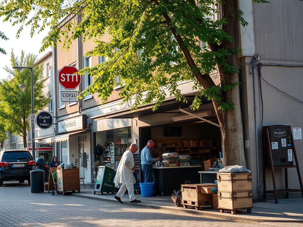 Mapa Gostynina z zaznaczonymi obszarami inwestycji finansowanych z Funduszy Europejskich